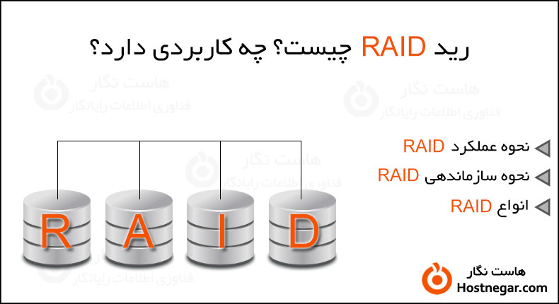 رید RAID چیست؟ چه کاربردی دارد؟ + انواع RAID