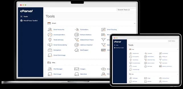 مدیریت پنل با cPanel