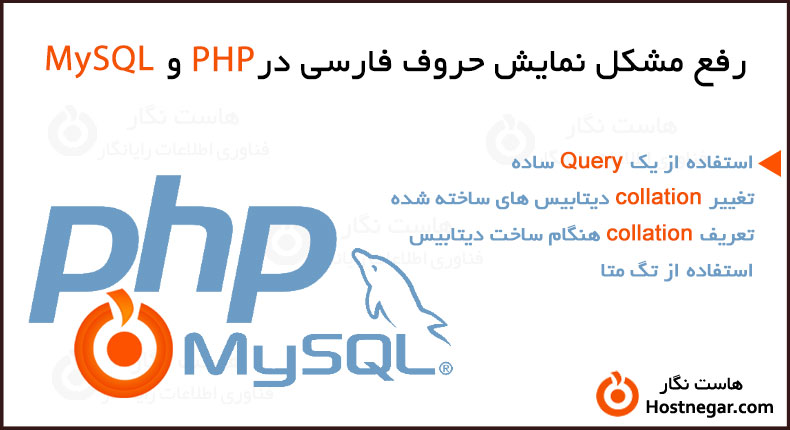 آموزش رفع مشکل نمایش حروف فارسی در PHP و MySQL