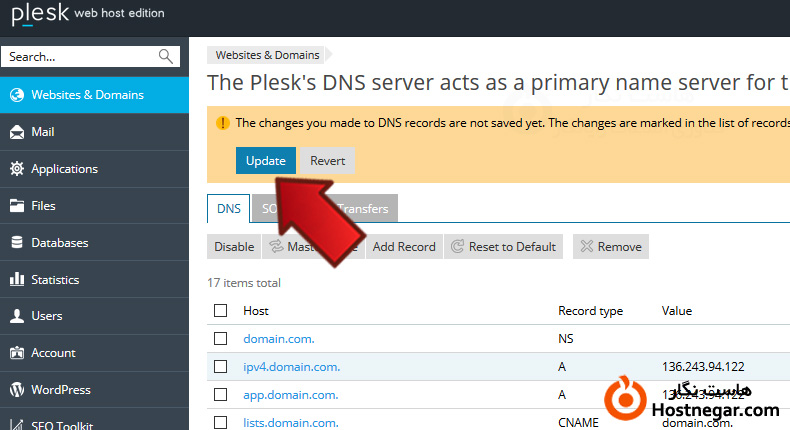 آموزش اتصال SubDomain به هاست دیگر در Plesk