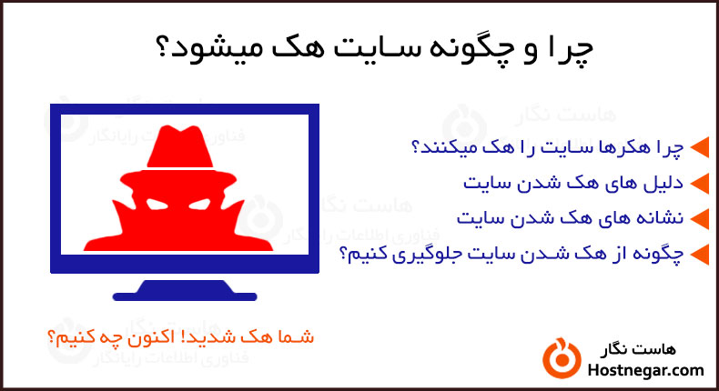 چرا و چگونه سایت هک میشود؟