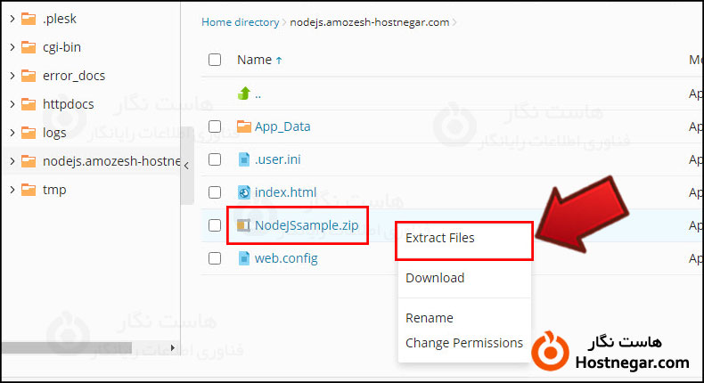 آموزش راه اندازی پروژه Node.js در پلسک