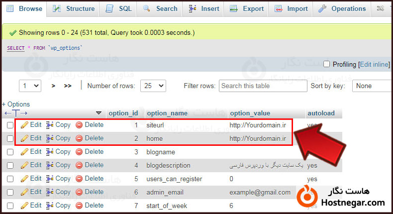 رفع مشکل از کار افتادن وردپرس بعد از تغییر آدرس
