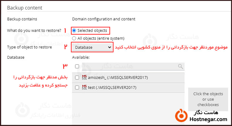 آموزش بازگردانی بک آپ در هاست پلسک