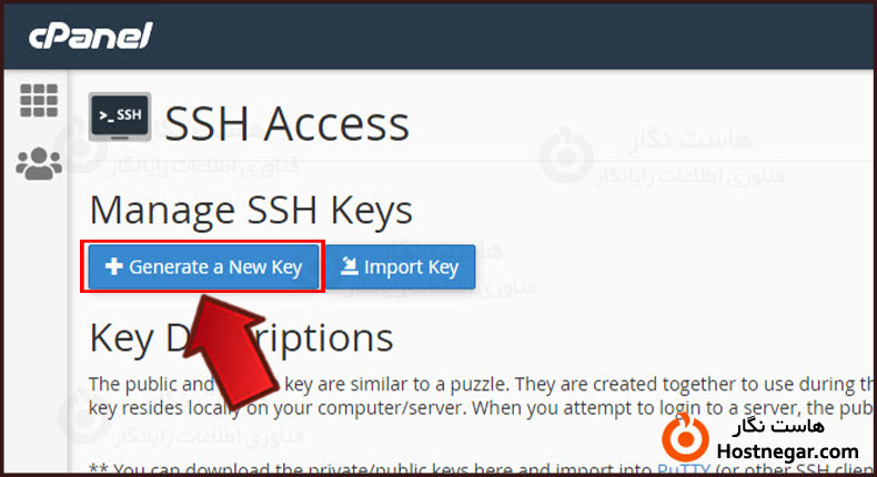 اتصال به هاست از طریق SSH در سیپنل