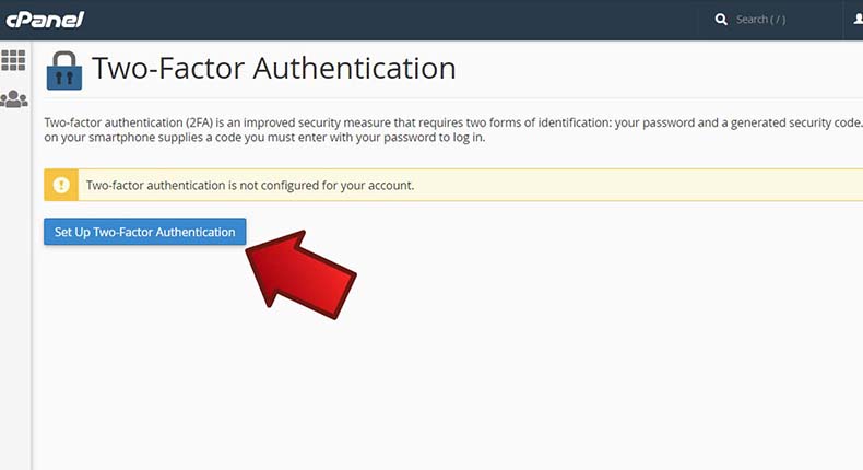 آموزش فعال سازی تایید دو مرحله ای در سی پنل