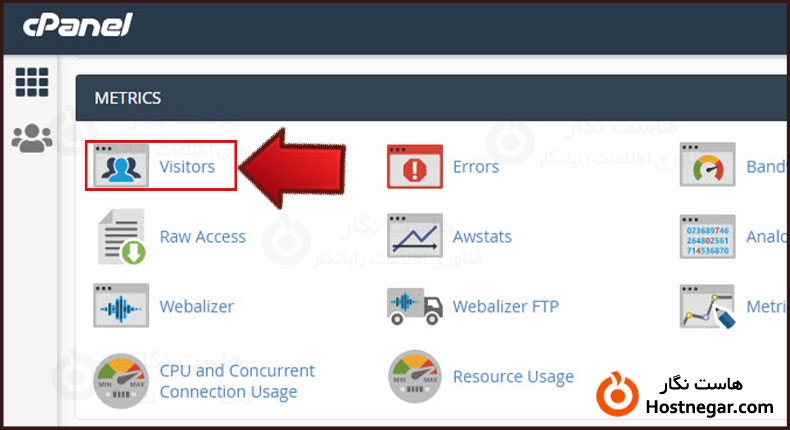 کاربرد Visitors در سی پنل کاربرد Visitors در سی پنل و نحوه کار با آن