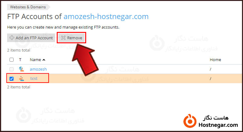 آموزش ایجاد اکانت FTP در پلسک Plesk