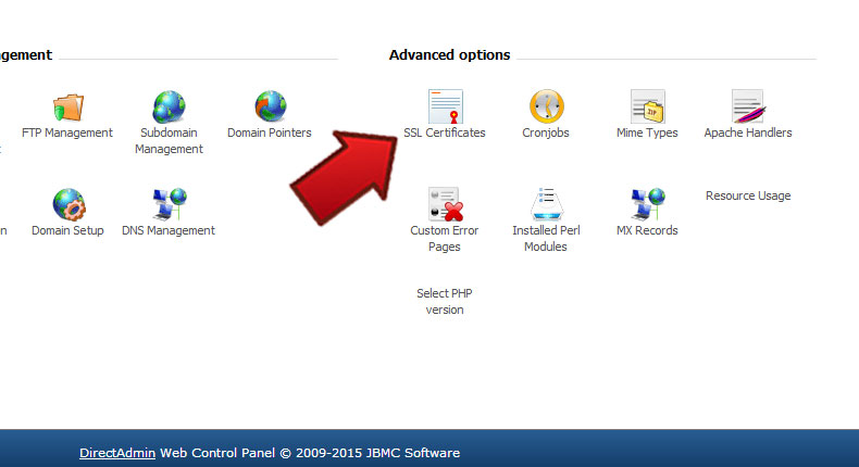 آموزش تولید CSR در DirectAdmin